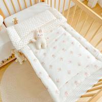 ราคา ที่นอนเด็กแรกเกิดผ้าคอตตอนอบอุ่นนุ่มเตียงเด็กทารกเบาะปูรองซักได้ที่นอนเด็กอนุบาล60 120ซม (21228407482)