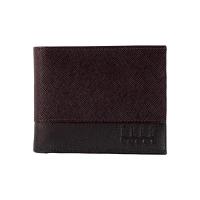 ราคา ELLE HOMME กระเป๋าสตางค์หนังวัวแท้ สไตล์ Business แบบพับสั้น H8W118 (15840766851)