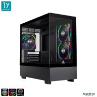 ราคา เคสคอมพิวเตอร์ Tsunami Adventure Y Panorama Gaming Case with 1266 ARGB Cooling Fan X3 รับประกันสินค้า 1 ปี (21798171385)