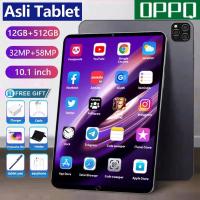 ราคา รองรับการเก็บเงินปลายทาง แท็บเล็ต OPP0 Galaxy Tabใหม่ 10 1 นิ้ว 12GB 512GB Android 10 1 นิ้วแท็บเล็ตเต็มหน้าจอหน้าจอขนาดใหญ่Wifi 5G Dual SIMการ์ดแท็บเล็ตสำหรับเด็ก (21751703253)