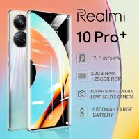 ราคา โทรศัพท์มือถือ RealmI 10 Pro 5G Android 10 0 7 5 นิ้วเต็มหน้าจอสองซิมการ์ด RAM12GB ROM512GB สมาร์ทโฟนราคาถูก (21202910303)