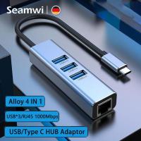 ราคา Seamwi USB C HUB Hub Type C USB Splitter Thunderbolt 3 USB C Dock Adapter OTG Hub USB Type C Hub USB HUB for Laptop (21532064672)