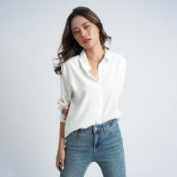 ราคา haas เสื้อผู้หญิง ทรงเชิ้ตแขนยาว สีพื้น HBSU5546 (21754807934)