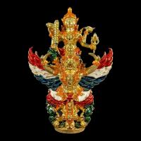 ราคา พระนารายณ์ทรงครุฑ รุ่นแรก หลวงพ่อสิน วัดละหารใหญ่ เนื้อทองทิพย์ลงยาธงชาติ หมายเลข ตามที่ระบุ รูปภาพ พร้อมกล่องเดิม (7108748582)