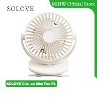 ราคา Xiaomi Youpin SOLOVE F3 พัดลมขนาดเล็ก Small Fan คลิปเดสก์ทอปแนวตั้ง แบบพกพา Clip on Mini Fan (21564960543)