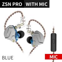 ราคา ใหม่ KZ ZSN Pro 1ba 1dd KZ ไฮบริดหูฟังไมโครโฟนชุดหูฟังลำโพงหูฟังไฮไฟในหูตรวจสอบหูฟังหูฟังสำหรับ KZ ZS10 as10 zst (2412296306)