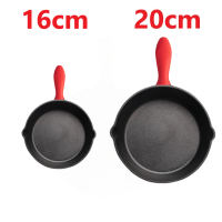 ราคา Pre Seasoned Cast Iron Skillet Set กระทะเหล็กหล่อ มีด้ามจับ กระทะเหล็กหล่อก้นลึก 16 20 26cm (21628919550)