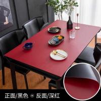 ราคา แผ่นรองโต๊ะหนังใส202401แผ่นปูโต๊ะอาหารหนังสีพื้นแผ่นรอง PVC กันน้ำกันมันแผ่นรองโต๊ะหนังสือแผ่นรองทีวีคู่ (21668828879)