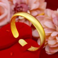 ราคา Everhoney Luxury Chunky 6Mm Gold Bangle Open Cuff Bracelets For Women Girls (16236574047)