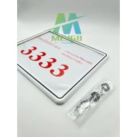 ราคา กรอบทะเบียนมอเตอไซค์กันน้ำ100 รุ่นขอบบาง กรอบป้ายทะเบียนสำหรับรถจักรยานยนต์ แถมฟรีชุดน็อต (21855723302)