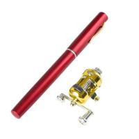 ราคา Pen Hook fishing rod pen set hook fishing hook fishing pattern portable small portable fishing aluminum alloy hook fishing set with fishing rod fishing (11353615598)