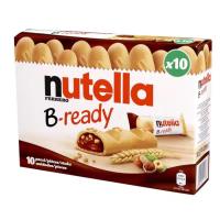 ราคา Nutella B Ready เวเฟอร์อบกรอบสอดไส้นูเทลล่า อาหาร ขนมนำเข้า 1 กล่อง มี 6 ชิ้น 10 ชิ้น Nutella biscuits นูเทลล่า บิสกิตสอดไส้นูเทลล่า 304 กรัม (21606747276)