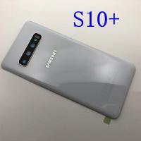 ราคา กระจกด้านหลังสำหรับ Samsung Galaxy S10 S10e S10 Plus S10 ฝาครอบด้านหลังประตูเคสกล้องกรอบเลนส์กระจก (11430214402)