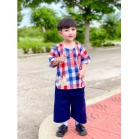 ราคา ชุดไทยเด็ก ผู้ชาย พื้นเมือง ผ้าขาวม้า ขนาด 1 10 ปี (21583115118)