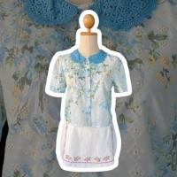 ราคา เสื้อแขนสั้นคอบัวน่ารักๆ (21609021501)
