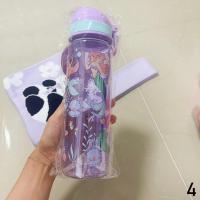 ราคา กระบอกน้ำพลาสติก ขนาด430ML 650ML ขวดน้ำมีหลอด กระบอกน้ำแบบพกพา (21737790620)