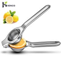ราคา KONCO เครื่องที่คั้นมะนาวเลมอนโลหะที่คั้นน้ำมะนาวด้วยมือเครื่องเครื่องสกัดน้ำผลไม้ส้มกดแบบใช้มือสแตนเลสสตีลเครื่องคั้นน้ำแบบมือเครื่องมือทำครัวอุปกรณ์ปอกผลไม้สด (21671711969)