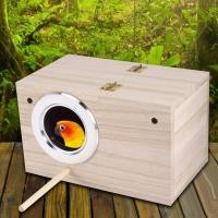 ราคา COD กล่องรังนกไม้ 12x12x19 5 ซม รังเพาะนก รังเพาะนกแก้ว พร้อมถาดรอง รังฟักนก รังนกแก้ว บ้านนก กล่องเพาะนก รังนอนนก บ้านไม้สำหรับนก (6698432520)