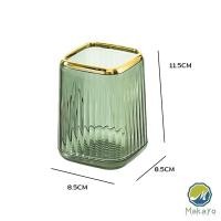 ราคา Makayo กล่องเก็บแปรงแต่งหน้า แบบใส เก็บอุปรณ์กรการเขียนได้ Makeup brush holder (21642131006)