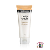 ราคา ส่งไว นูโทรจีนาดีปคลีน โฟมล้างหน้า ขนาด 100 กรัม Neutrogena Deep Clean Foaming Cleanser 100 g ของแท้ (21439029099)