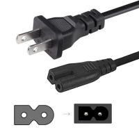 ราคา สายไฟแบบ 2Prong 1 8m AC Universal Power Cord Compatible For Vizio E M Series Sharp Emerson Smart LED TV Sony PS1 PS2 (17411897087)