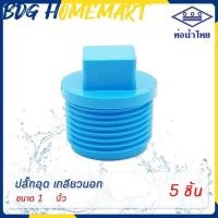 ราคา ท่อน้ำไทย ปลั๊กอุด เกลียวนอก 1 นิ้ว สีฟ้า อย่างหนา ราคาปลีก ส่ง ปลั๊กอุด เกลียวนอก PVC ข้อต่อ PVC (12385553795)