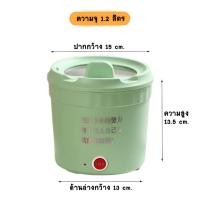 ราคา หม้อไฟฟ้ามินิ หม้อชาบู หม้อสุกี้ หม้อต้มมาม่า 1 2L มีที่วางโทรศัพท์ที่ฝา หม้ออเนกประสงค์ ใช้งานง่าย ทำได้หลายเมนู ไม่ติดก้นหม้อ มี4สีให้เลือก ราคาพิเศษ (21844375997)