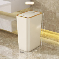 ราคา ตะกร้าใส่ขยะพลาสติกทนกลิ่นสำหรับบ้านห้องน้ำห้องครัวห้องนั่งเล่นความจุสูง (21693451515)