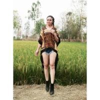 ราคา เดรสโบฮีเมียนผ้าบาหลี ชุดไปทะเล เเถมฟรีผ้าผูกผม (15103734420)