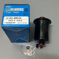 ราคา กรองเบนซิน กรองน้ำมันเชื้อเพลิง TOYOTA ST171 ST191 AT190 AT191 AT171 ลูกเหล็ก ยี่ห้อ HI BRID HT1 103 (21408553063)