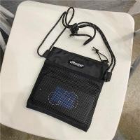 ราคา Sacoche Bag กระเป๋าสายเชือก สะพายข้าง ใส่มือถือ งานแบรนด์ black white (21696227232)
