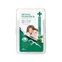 ราคา Dentiste Dental Floss Pick 40ชิ้น กล่อง เดนทิสเต้ไหมขัดฟันพร้อมด้ามจับ (16678492832)