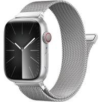 ราคา สายนาฬิกา Milanese Loop สำหรับ Apple Watch Ultra 49mm 42mm 38mm 45mm 41mm ผู้หญิงผู้ชาย 44 มม 40 มม iWatch สายสแตนเลส Series 9 8 7 6 5 4 3 2 1 สายโลหะ (21724218002)