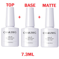 ราคา Top Coat เคลือบสีเล็บเจล base coat MATTE TOP UV LED Gel Polish Soak Off ทาเล็บเจล สีทาเล็บเจล สีเจล ยาทาเล็บเจล 7 3ML (12344440005)