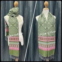 ราคา ผ้าพันคอผ้าคลุมไหล่ ลายขิต ลายไทย (21434840827)