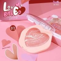 ราคา OB 1456 Obuse Love Baked Blusher โอบิวซ์ เลิฟ เบค บลัชเชอร์ บลัชออน หัวใจ (17610729375)