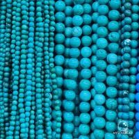 ราคา เทอร์ควอยซ์ฮาวไลท์ หินนำโชคแท้ 4 6 8 10 12 มิล หินเส้นยาว หินมงคล หินแบ่งขาย หินราคาส่ง หินขายส่ง ราคาถูก Mysoulbead (20192122911)