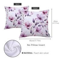 ราคา ปลอกหมอนสีน้ำสีชมพูสีฟ้าสีเหลืองดอกไม้สีส้มขนาด45 45ซม การตกแต่งการพิมพ์สไตล์ชนบทปลอกหมอนการตกแต่งโซฟาห้องนั่งเล่น (21173367528)