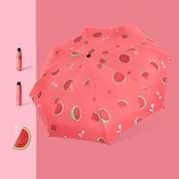 ราคา ร่มกันแดด ลายผลไม้ uv สีน่ารัก ร่มกันฝน EVA ลายสวยๆ น่ารัก ร่มกันUV ร่มกันยูวี ร่มพับได้ ร่มพับ ร่ม uv Umbrella (9562889478)