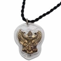 ราคา พญาครุฑ จี้พญาครุฑ งาน สองด้าน กรอบพลาสติกันน้ำ 100 ขนาด 3 ซ ม (21337458300)