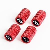 ราคา จุกปิดลมยางรถรถโตโยต้า XPS4pcs วาล์วยางล้อรถฝาจุกลมยางก้านยางยางล้อปิดสำหรับ Toyota Wigo Vios Rush Innova Hilux Raize Avanza Fortuner HiAce Yaris Corolla Altis Agvelya Oz Camry Prius RAV4 (21541492566