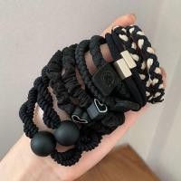 ราคา 10ชิ้นยางรัดผู้หญิงยางรัดผมหางม้าสูงแบบเรียบง่ายเชือกรัดผมวงยางหนียวทนยางรัดศีรษะยางรัดยางรัดผมใหม่ (21608772093)