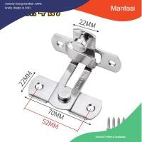 ราคา Manfasi กลอนสับประตู 3นิ้ว 4นิ้ว สลักกลอน กลอนสับบานเลื่อน กลอนสับหน้าต่าง สแตนเลส (21814778705)