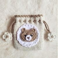 ราคา กระเป๋าหูรูดไหมพรม กระเป๋าถักแฮนด์เมด (21759385702)
