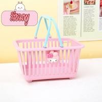 ราคา ตะกร้าใส่ของมินิตั้งโต๊ะ ตะกร้าสีพาสเทลใส่ของจุกจิกน่ารัก ตะกร้าสำหรับใส่เครื่องเขียน สินค้าพร้อมส่ง (21777450795)