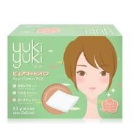 ราคา ยูกิ ยูกิ สำลีแผ่นรีดขอบ YukiYuki Pure Cotton Puff 1 กล่อง 80 แผ่น (21887529128)