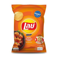 ราคา LAYS เลย์ ร็อค มันฝรั่งแผ่นแท้ทอดกรอบ ขนาด 158 กรัม (21762365121)