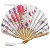 ราคา จีนคลาสสิกพัดมือถือพัดลมไม้ไผ่พัดลมพับกระดาษพัดตกแต่งงานปาร์ตี้งานแต่งงานไม้ไผ่ Vintage พัดมือพับได้ (9149738900)