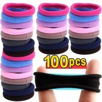 ราคา 100ชิ้นยางยืดรัดผมสำหรับผู้หญิงหญิงสาวที่รัดผมสีดำยางรัดผมที่รัดผมอุปกรณ์เสริมผมสำหรับเด็ก (18958038530)