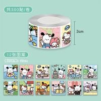 ราคา พร้อมส่งในไทย ถูกมาก มี8ลาย สติ๊กเกอร์ sticker ลายการ์ตูน ซานริโอ คิตตี้ สี่เหลี่ยม กลม สติกเกอร์ DIY ตกแต่งภาพ (21398778004)